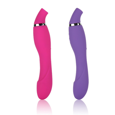 Vibrator hút âm vật, G Spot Clit Dildo Vibrator cho phụ nữ với hút và rung động, G Spotter âm vật chống nước