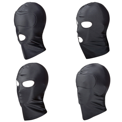 Sexy Toys Open Mouth Eye Bondage Party Mask Cosplay Headgear Trò chơi dành cho người lớn cho cặp vợ chồng Man BDSM Fetish Mask Hood