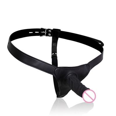 Lesbian 4 inch với Sucker Đai dương vật có thể đeo được Y tế PVC PU Đồ chơi tình dục