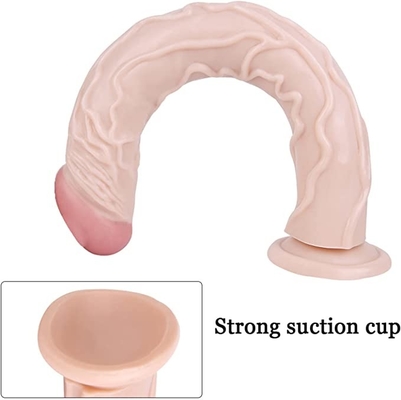 Dương vật giả quái vật khổng lồ thực tế dày 15 inch sống động như thật với cốc hút mạnh