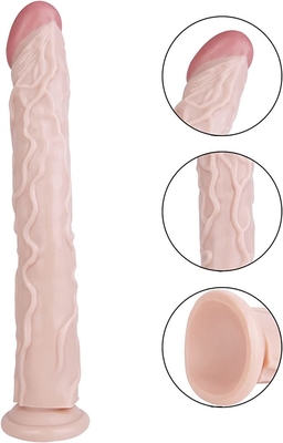 Dương vật giả quái vật khổng lồ thực tế dày 15 inch sống động như thật với cốc hút mạnh
