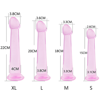 Phích cắm hậu môn Tuyến tiền liệt Âm đạo Điểm G Đồ chơi tình dục có đế hút mạnh