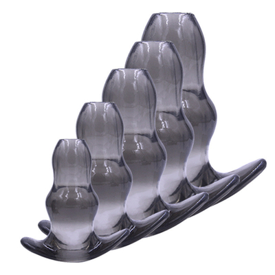 Phích cắm đường hầm đôi Perfect Fit, phích cắm mông rỗng TPE / Silicone để huấn luyện hậu môn