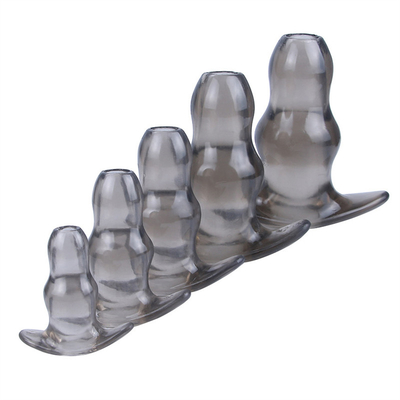 Phích cắm đường hầm đôi Perfect Fit, phích cắm mông rỗng TPE / Silicone để huấn luyện hậu môn