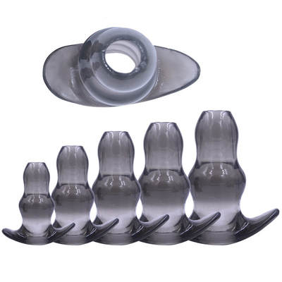Phích cắm đường hầm đôi Perfect Fit, phích cắm mông rỗng TPE / Silicone để huấn luyện hậu môn