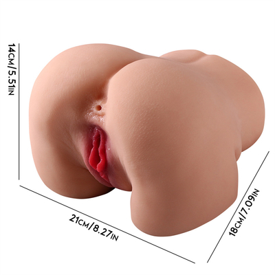 Nhà máy Mông 3D thực tế bán chạy nhất dành cho nam giới Thủ dâm Mông silicone Túi mèo thật Mô phỏng quan hệ tình dục âm đạo T