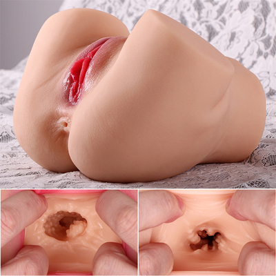 Nhà máy Mông 3D thực tế bán chạy nhất dành cho nam giới Thủ dâm Mông silicone Túi mèo thật Mô phỏng quan hệ tình dục âm đạo T
