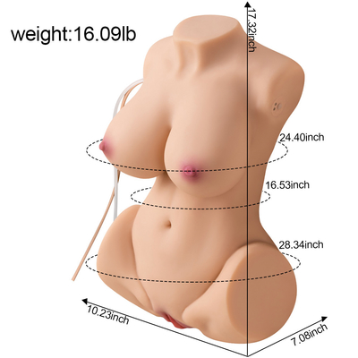 Giá bán trực tiếp tại nhà máy 8,5kg Âm hộ vú thực tế Thủ dâm Sản phẩm tình dục Bán thân Búp bê tình dục cho nam giới