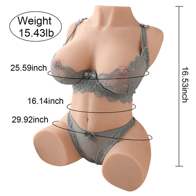 Nhà máy sản xuất trực tiếp 7,5 kg Âm hộ thủ dâm Sản phẩm tình dục Nửa thân cho búp bê tình dục người lớn dành cho nam giới