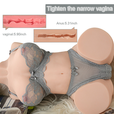 Nhà máy sản xuất trực tiếp 7,5 kg Âm hộ thủ dâm Sản phẩm tình dục Nửa thân cho búp bê tình dục người lớn dành cho nam giới