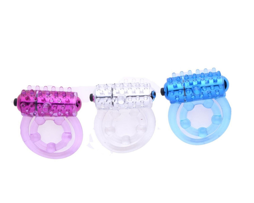 Vibration Double Locking Massage Ring Đàn ông Massage Ring Người lớn