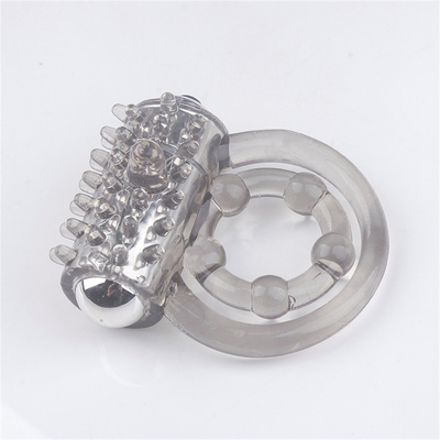 Vibration Double Locking Massage Ring Đàn ông Massage Ring Người lớn