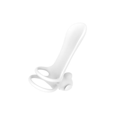 Vòng dương vật hình tam giác silicone với đuôi trêu chọc / Vòng dương vật kéo dài để kích thích dương vật