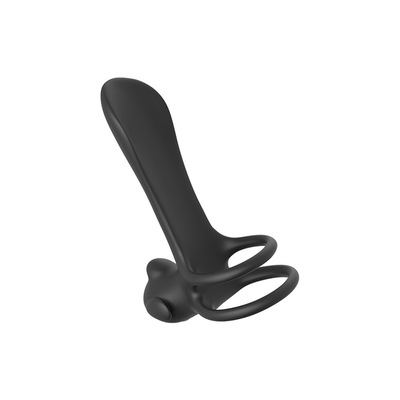 Vòng dương vật hình tam giác silicone với đuôi trêu chọc / Vòng dương vật kéo dài để kích thích dương vật