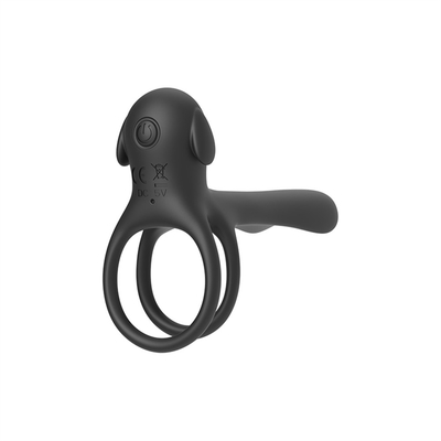 Vòng dương vật hình tam giác silicone với đuôi trêu chọc / Vòng dương vật kéo dài để kích thích dương vật
