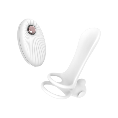 Vòng dương vật hình tam giác silicone với đuôi trêu chọc / Vòng dương vật kéo dài để kích thích dương vật