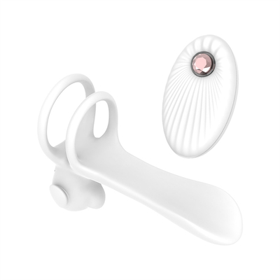 Vòng dương vật hình tam giác silicone với đuôi trêu chọc / Vòng dương vật kéo dài để kích thích dương vật