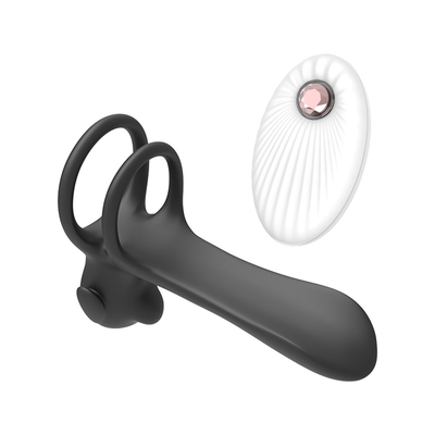 Vòng dương vật hình tam giác silicone với đuôi trêu chọc / Vòng dương vật kéo dài để kích thích dương vật