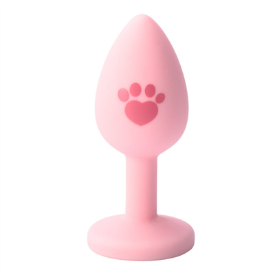 Đồ chơi tình dục người lớn Silicone y tế Hậu môn Cắm mông bằng đá quý bằng nhựa đầy màu sắc