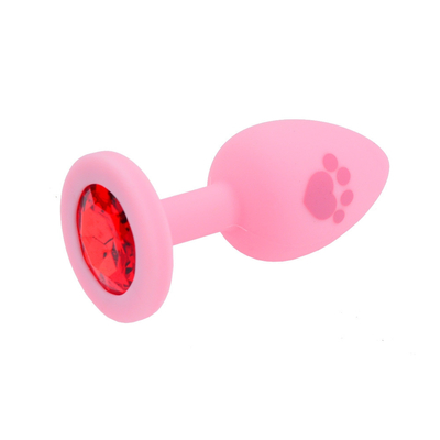 Đồ chơi tình dục người lớn Silicone y tế Hậu môn Cắm mông bằng đá quý bằng nhựa đầy màu sắc