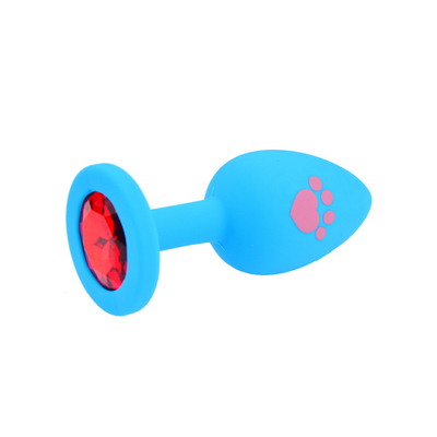 Đồ chơi tình dục người lớn Silicone y tế Hậu môn Cắm mông bằng đá quý bằng nhựa đầy màu sắc