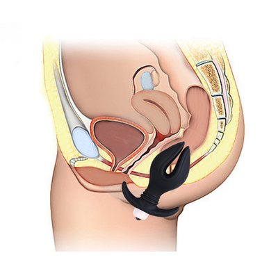 Silicone hậu môn cắm hậu môn đặc biệt với đạn rung