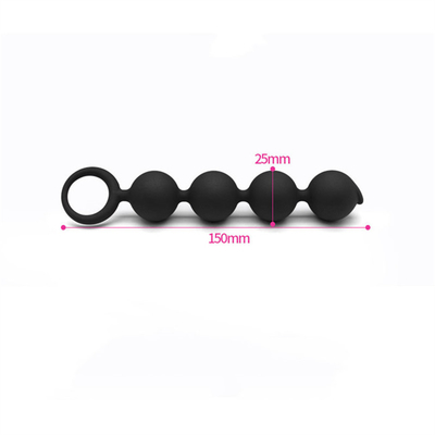 Quả bóng hậu môn lớn dành cho phụ nữ Đàn ông Mông to Cắm hạt hậu môn bằng silicon với vòng kéo