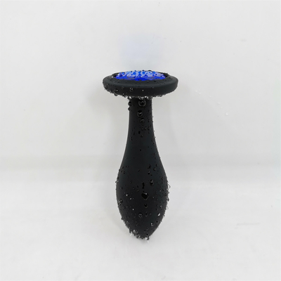 Thả Vận Chuyển Silicone Hậu Môn Đồ Chơi Thiết Kế Giọt Nước Đen Máy Mát Xa Hậu Môn Mông Cắm Hậu Môn Cắm Bộ