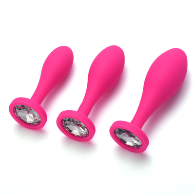 Thả Vận Chuyển Silicone Hậu Môn Đồ Chơi Thiết Kế Giọt Nước Đen Máy Mát Xa Hậu Môn Mông Cắm Hậu Môn Cắm Bộ