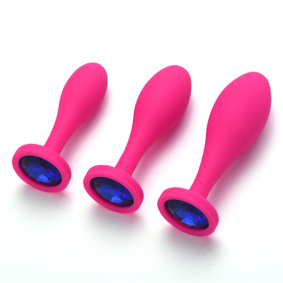 Thả Vận Chuyển Silicone Hậu Môn Đồ Chơi Thiết Kế Giọt Nước Đen Máy Mát Xa Hậu Môn Mông Cắm Hậu Môn Cắm Bộ