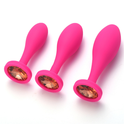 Thả Vận Chuyển Silicone Hậu Môn Đồ Chơi Thiết Kế Giọt Nước Đen Máy Mát Xa Hậu Môn Mông Cắm Hậu Môn Cắm Bộ