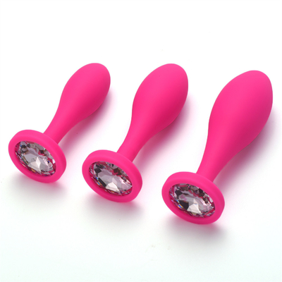 Thả Vận Chuyển Silicone Hậu Môn Đồ Chơi Thiết Kế Giọt Nước Đen Máy Mát Xa Hậu Môn Mông Cắm Hậu Môn Cắm Bộ