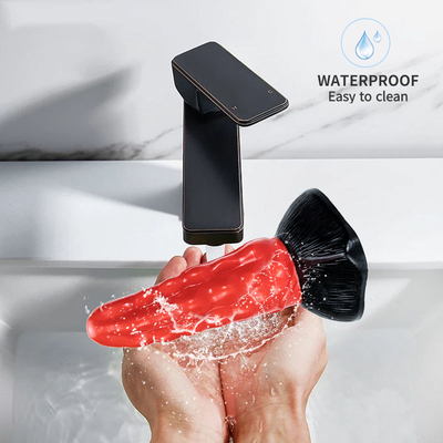 Sex Giant Dog Dildo màu sắc Dinosaur cân dương vật với muỗng hút đồ chơi tình dục cho phụ nữ silicone dương vật lớn động vật di khổng lồ