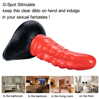 Sex Giant Dog Dildo màu sắc Dinosaur cân dương vật với muỗng hút đồ chơi tình dục cho phụ nữ silicone dương vật lớn động vật di khổng lồ