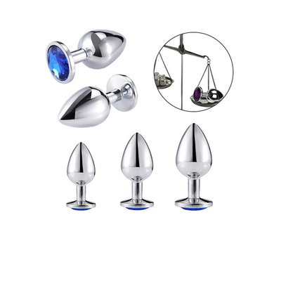 Màu sắc khác nhau đồ trang sức đồ chơi tình dục kim loại ốc mông cho người lớn