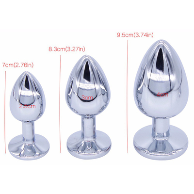 Màu sắc khác nhau đồ trang sức đồ chơi tình dục kim loại ốc mông cho người lớn