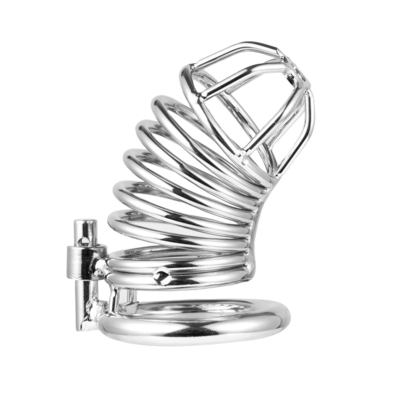 Kim loại Chastity dương vật cock cage đàn ông nô lệ dương vật khóa chastity thời gian trì hoãn cage thiết bị cho nam giới
