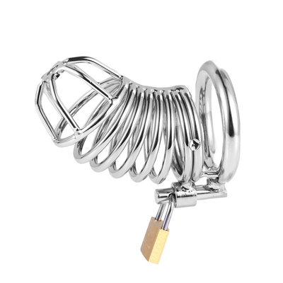 Kim loại Chastity dương vật cock cage đàn ông nô lệ dương vật khóa chastity thời gian trì hoãn cage thiết bị cho nam giới
