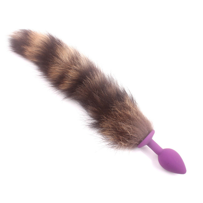 Đồ chơi đít thoải mái có thể đeo đồ chơi silicone Fox Tail Anal Plug Tail Anal Toys Women