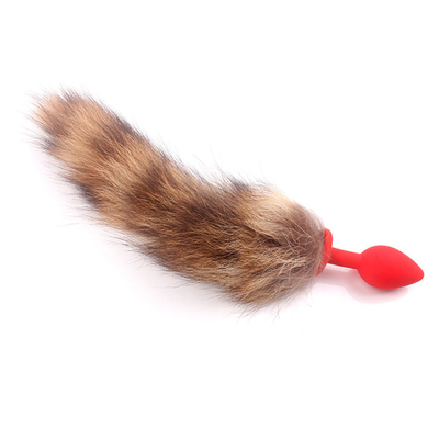 Đồ chơi đít thoải mái có thể đeo đồ chơi silicone Fox Tail Anal Plug Tail Anal Toys Women