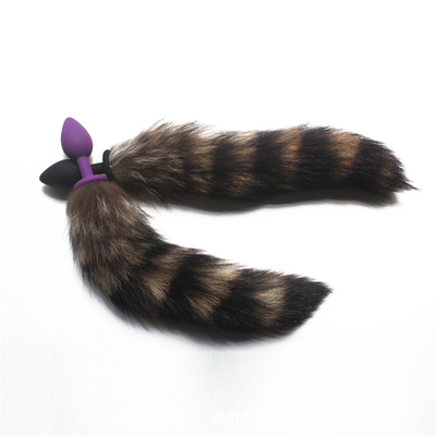 Đồ chơi đít thoải mái có thể đeo đồ chơi silicone Fox Tail Anal Plug Tail Anal Toys Women
