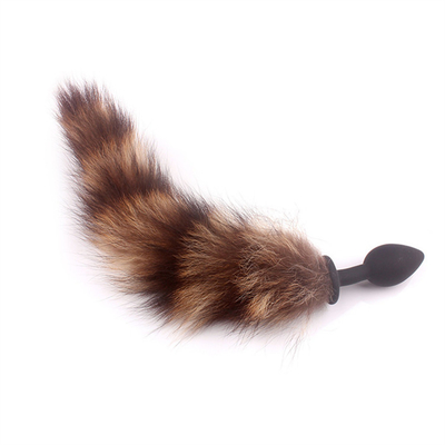 Đồ chơi đít thoải mái có thể đeo đồ chơi silicone Fox Tail Anal Plug Tail Anal Toys Women