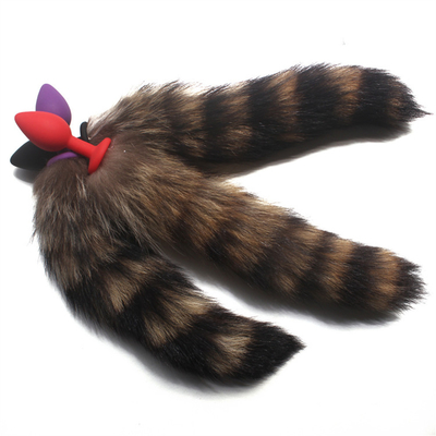 Đồ chơi đít thoải mái có thể đeo đồ chơi silicone Fox Tail Anal Plug Tail Anal Toys Women