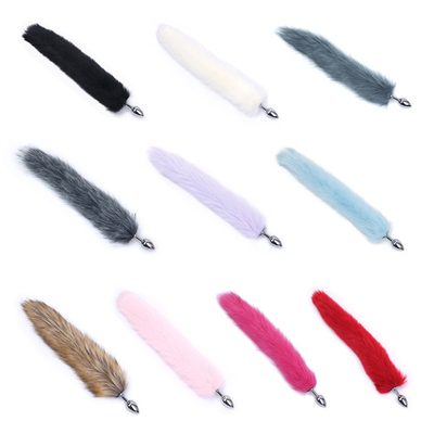 New Style Fox Tail Anal Plug đồ chơi, Anal Butt Plug, Tail Anal Plug cho phụ nữ Fancy Cat Kitty trang phục tai Party tóc đầu