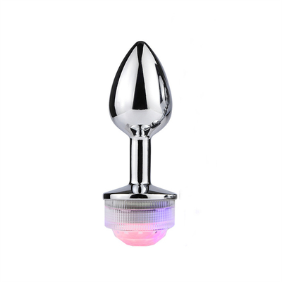 Thay đổi màu sắc hậu môn mở rộng hậu môn Plug với điều khiển từ xa Anal Light Up Plug Anal Plug với đèn LED