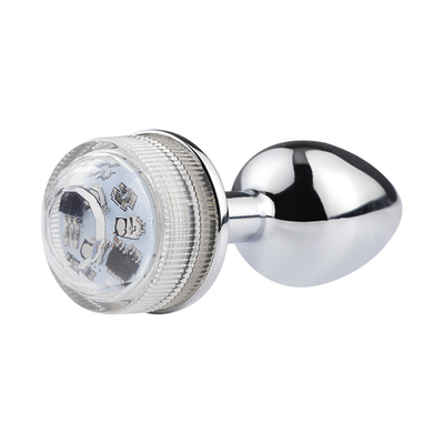 Thay đổi màu sắc hậu môn mở rộng hậu môn Plug với điều khiển từ xa Anal Light Up Plug Anal Plug với đèn LED