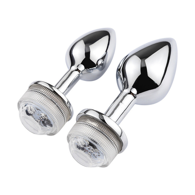 Thay đổi màu sắc hậu môn mở rộng hậu môn Plug với điều khiển từ xa Anal Light Up Plug Anal Plug với đèn LED