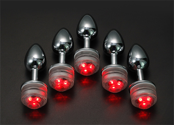Thay đổi màu sắc hậu môn mở rộng hậu môn Plug với điều khiển từ xa Anal Light Up Plug Anal Plug với đèn LED