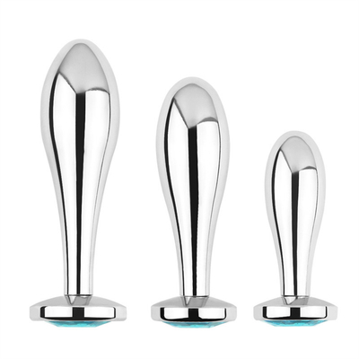 Black Hot Metal Anal Plug Cho Phụ Nữ Đùi Và Vagin Sex Toys