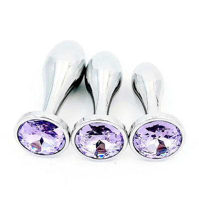Black Hot Metal Anal Plug Cho Phụ Nữ Đùi Và Vagin Sex Toys